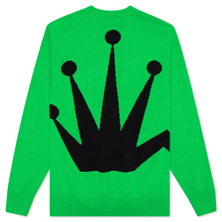 Bent Crown Sweater - Lime – Feature