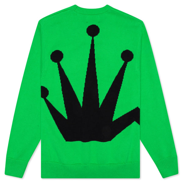 Bent Crown Sweater - Lime