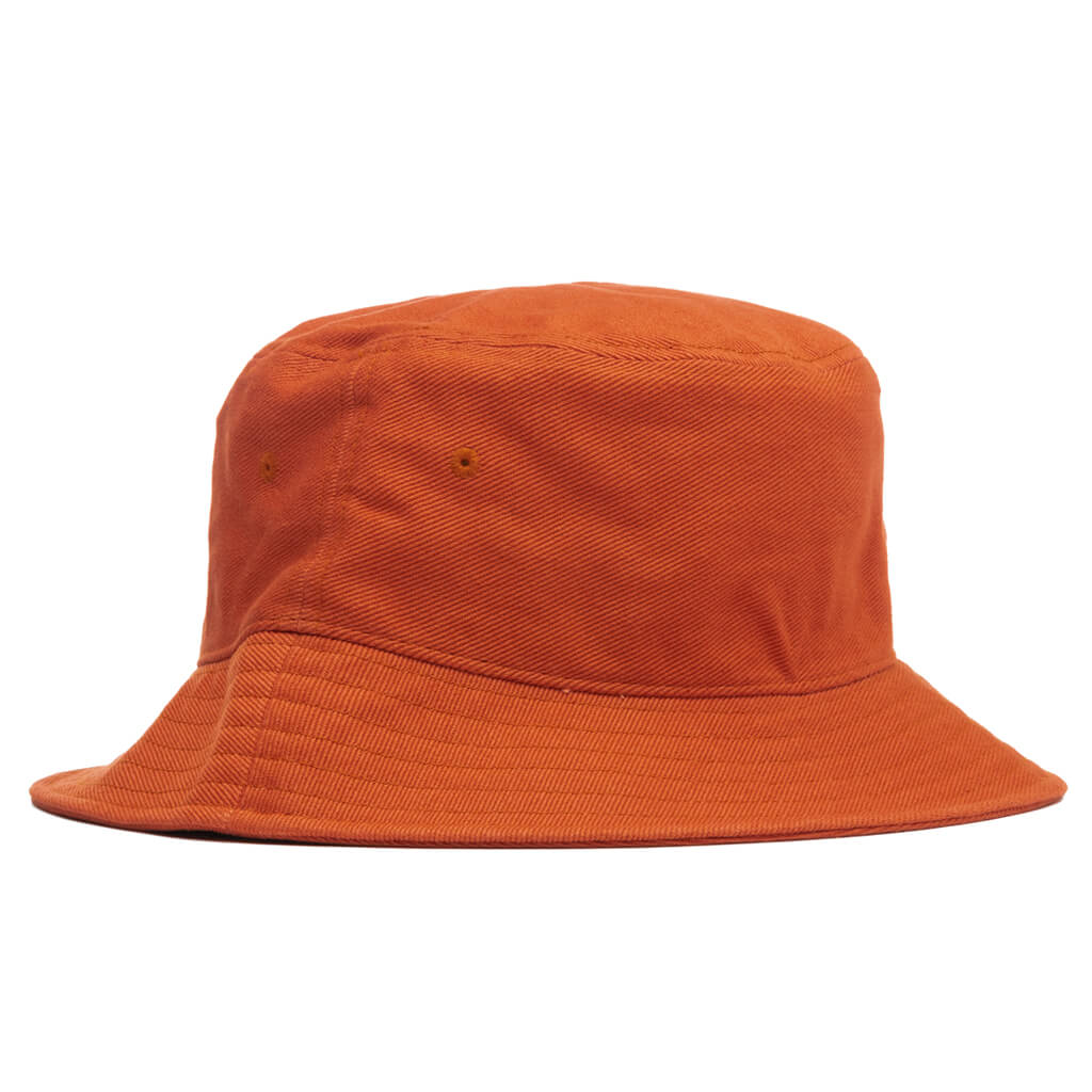 Big Logo Twill Bucket Hat - Orange – Feature