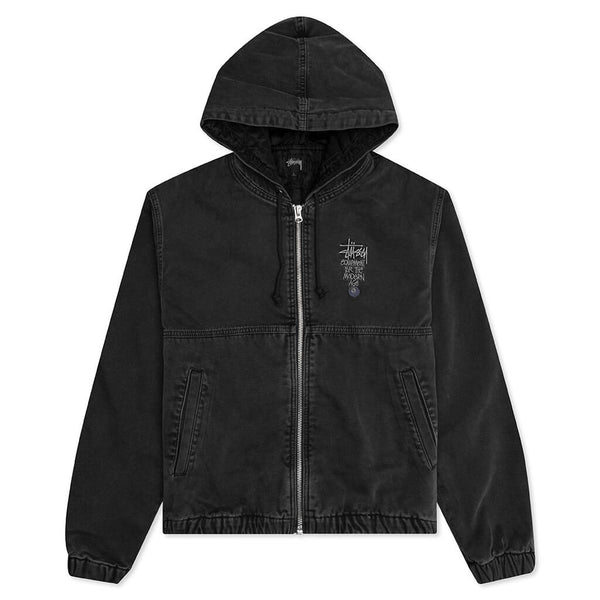 Canvas Insulated Work Jacket - Black – Feature