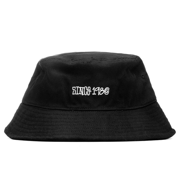 Um diese Frage zu beantworten hat - HealthdesignShops - STUSSY CANVAS WIDE  BRIM BUCKET HAT BLACK