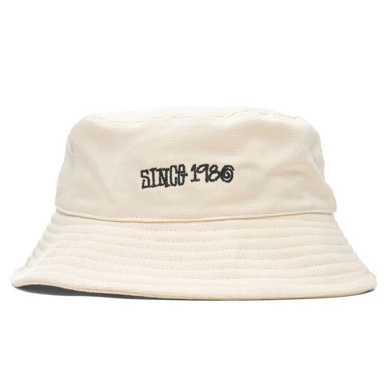 Canvas Wide Brim Bucket Hat - Natural – Feature