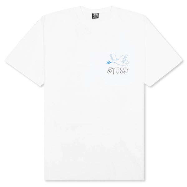 LEGIT STUSSY x OFF-WHITE 40th anniversary t-shirt