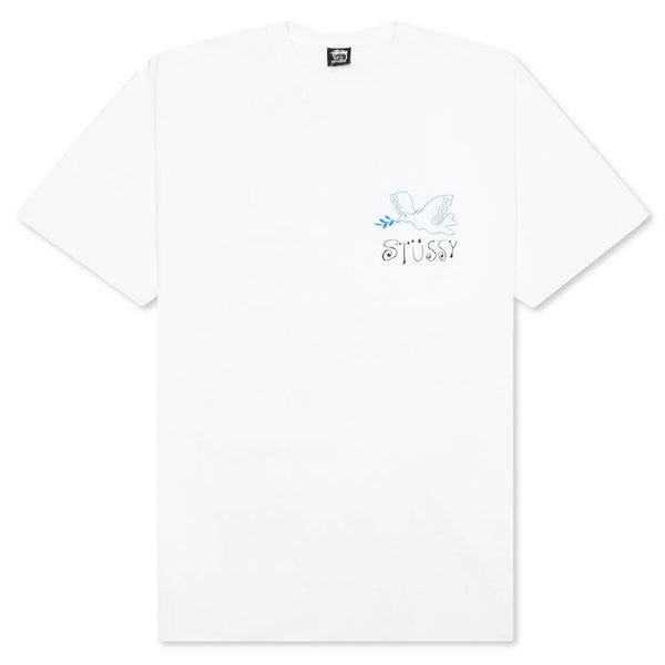 Outfit off white stussy virgil abloh 40 years t shirt