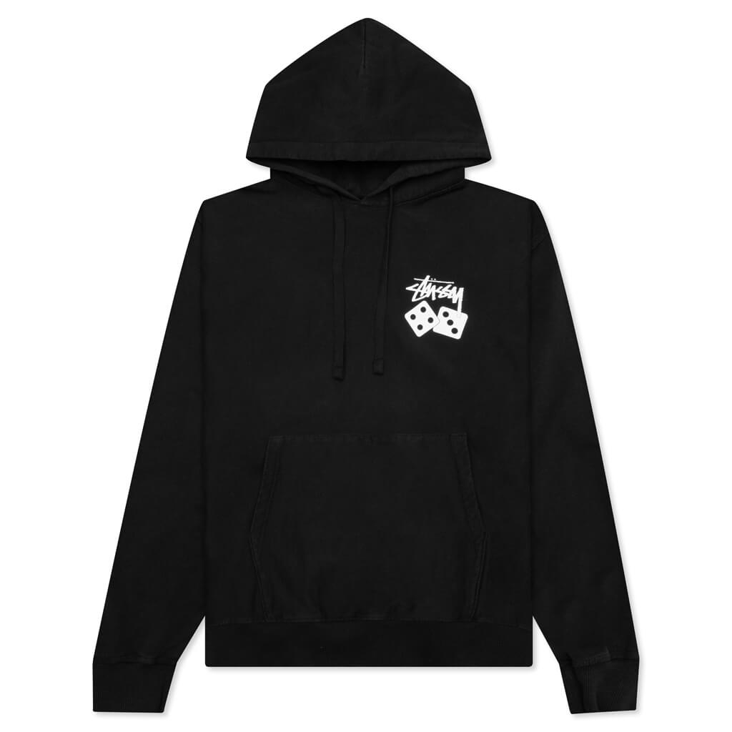 Dice Pigment Dyed Hoodie - Black – Feature