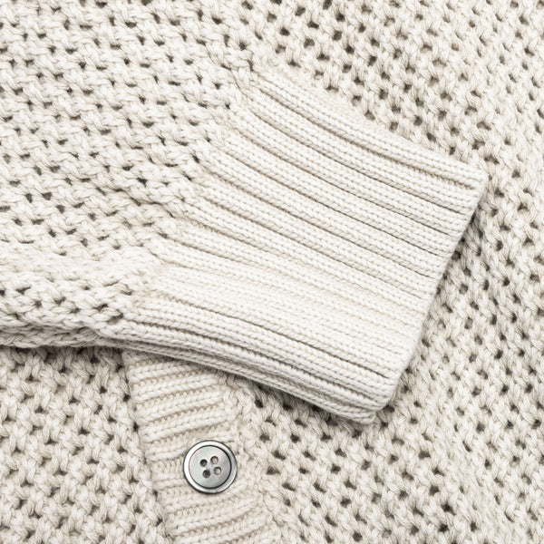 Loose Gauge Cardigan - Natural – Feature