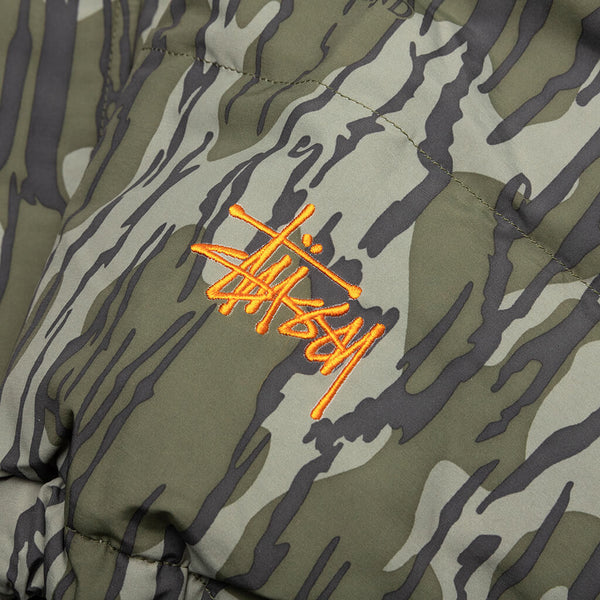 純日本製 stussy MOSSY OAK DOWN PUFFER JACKET カモ - ジャケット