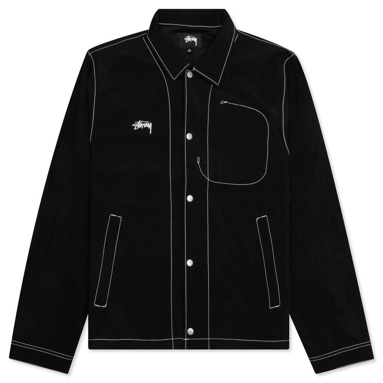 Nylon Folsom Jacket - Black – Feature