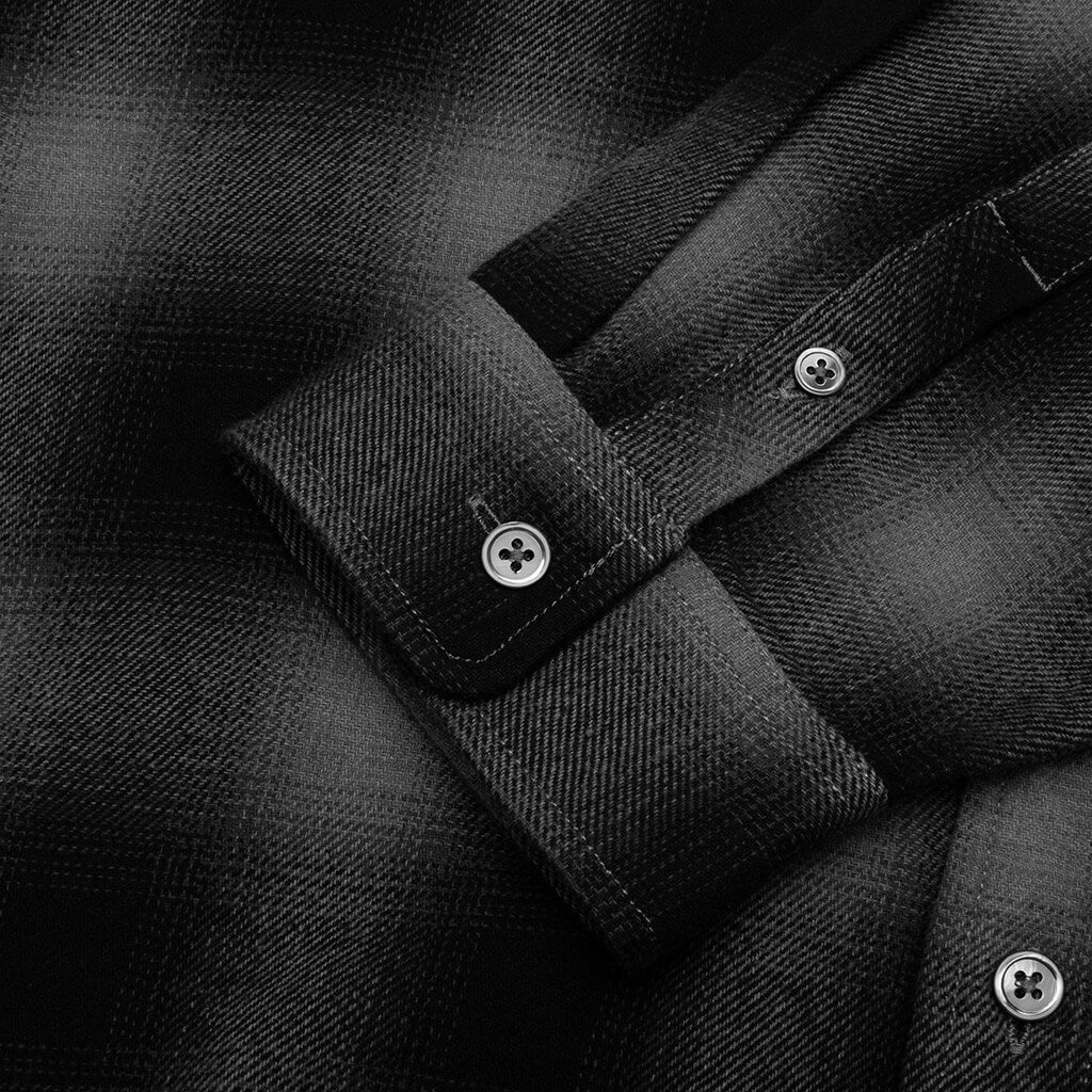 Pete Plaid Shirt - Charcoal – Feature