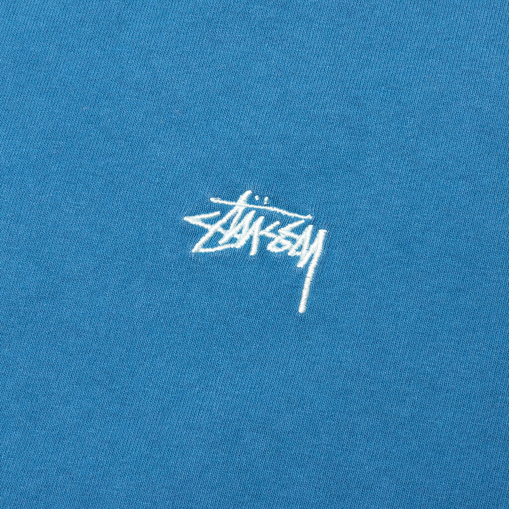 Stock Logo L/S Crew - Blue – Feature