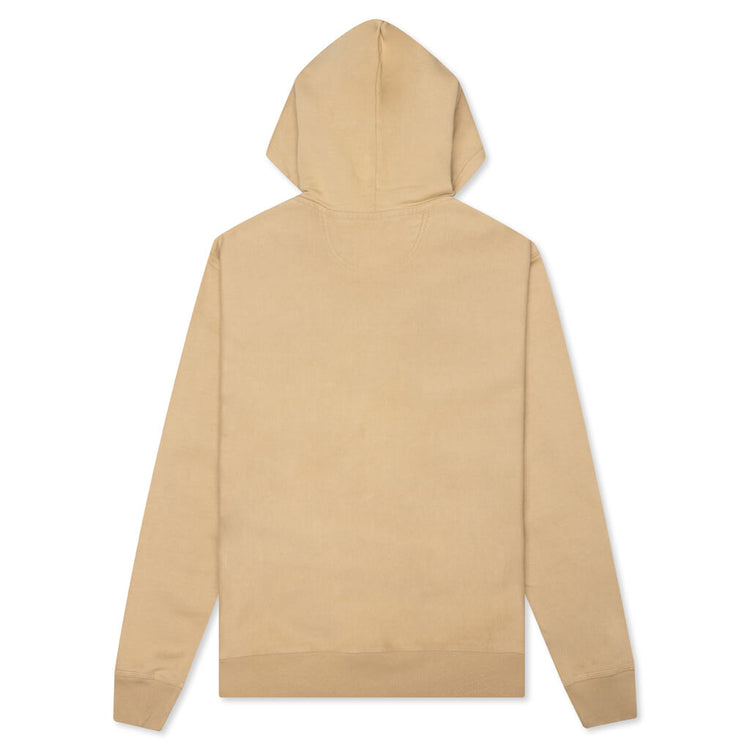 Stock Logo Zip Hood - Beige – Feature