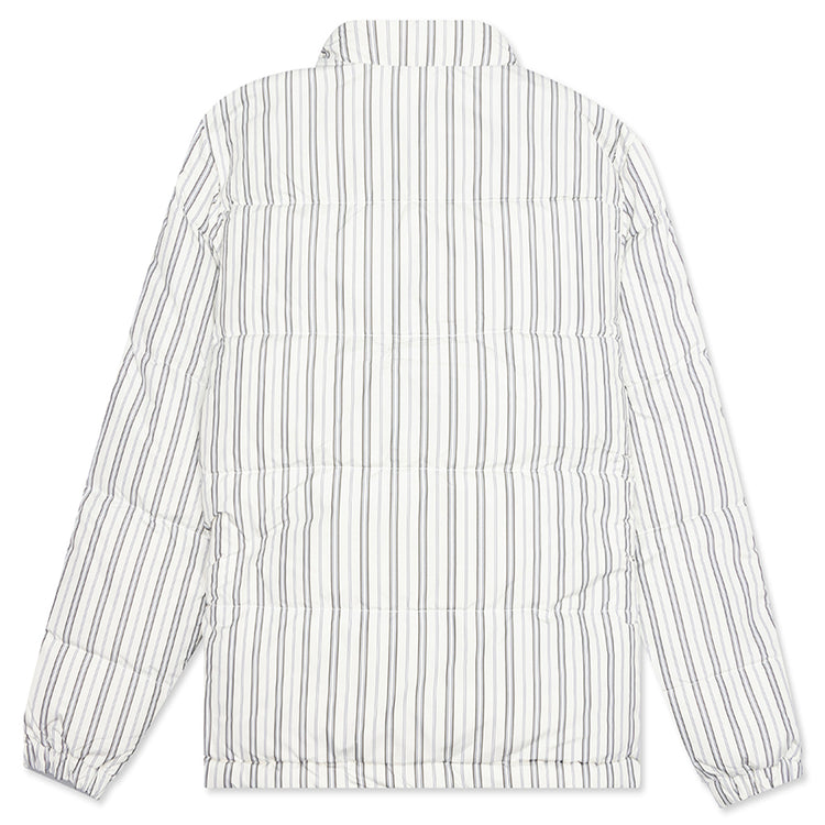 Stripe Down Puffer Jacket - Bone – Feature