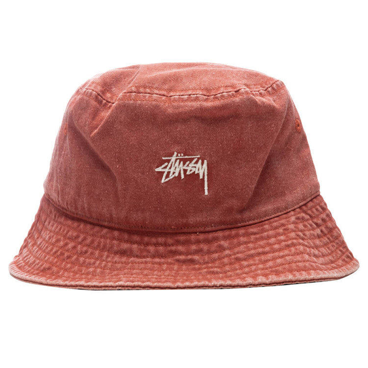 Washed Stock Bucket Hat - Rust – Feature display picture 2