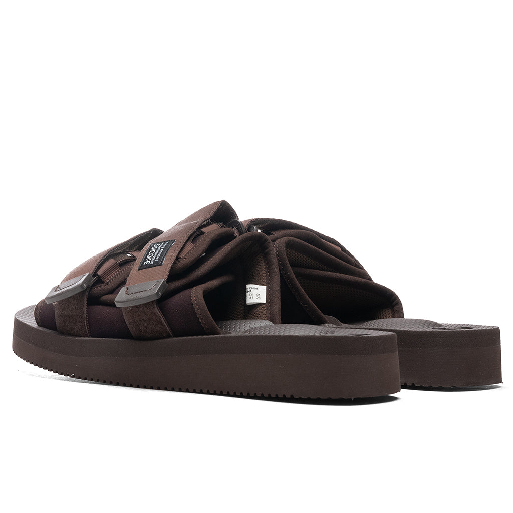 Suicoke X Vibram‎ Footbed & Outsole Moto Vs Suede Sliders Brown Mens Size US 7 Suicoke X Vibram Footbed & Outsole Moto Vs Suede Sliders  main image 4