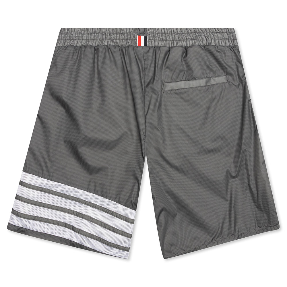 Shorts Bar Riggins Mid Thigh 4 Bar Shorts - Silver – Feature