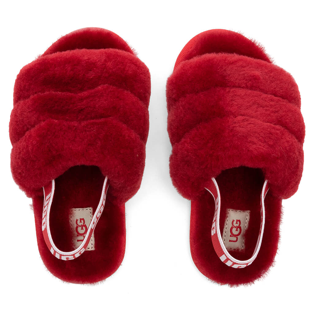 Toddlers Fluff Yeah Slide - Ribbon Red – Feature
