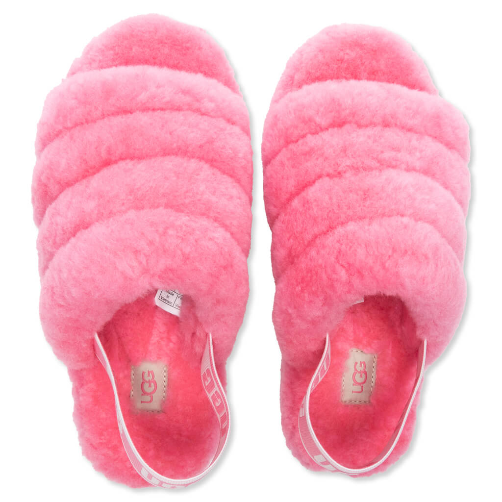 Ugg Slides Pink Ugg Yeah Slippers Fluff Yeah Slide Fluffy Ugg