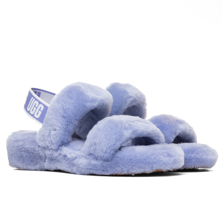 Sheepskin Slippers Ugg Slippers Cornflower UGG Shoes Ugg Fluff