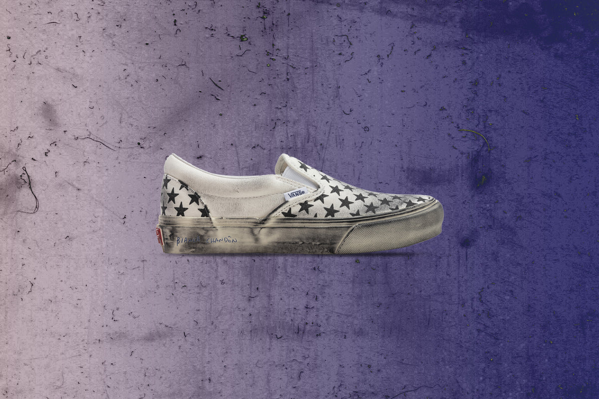 Vans Vault x Bianca Chandon Classic Slip-LX - Black/White – Feature
