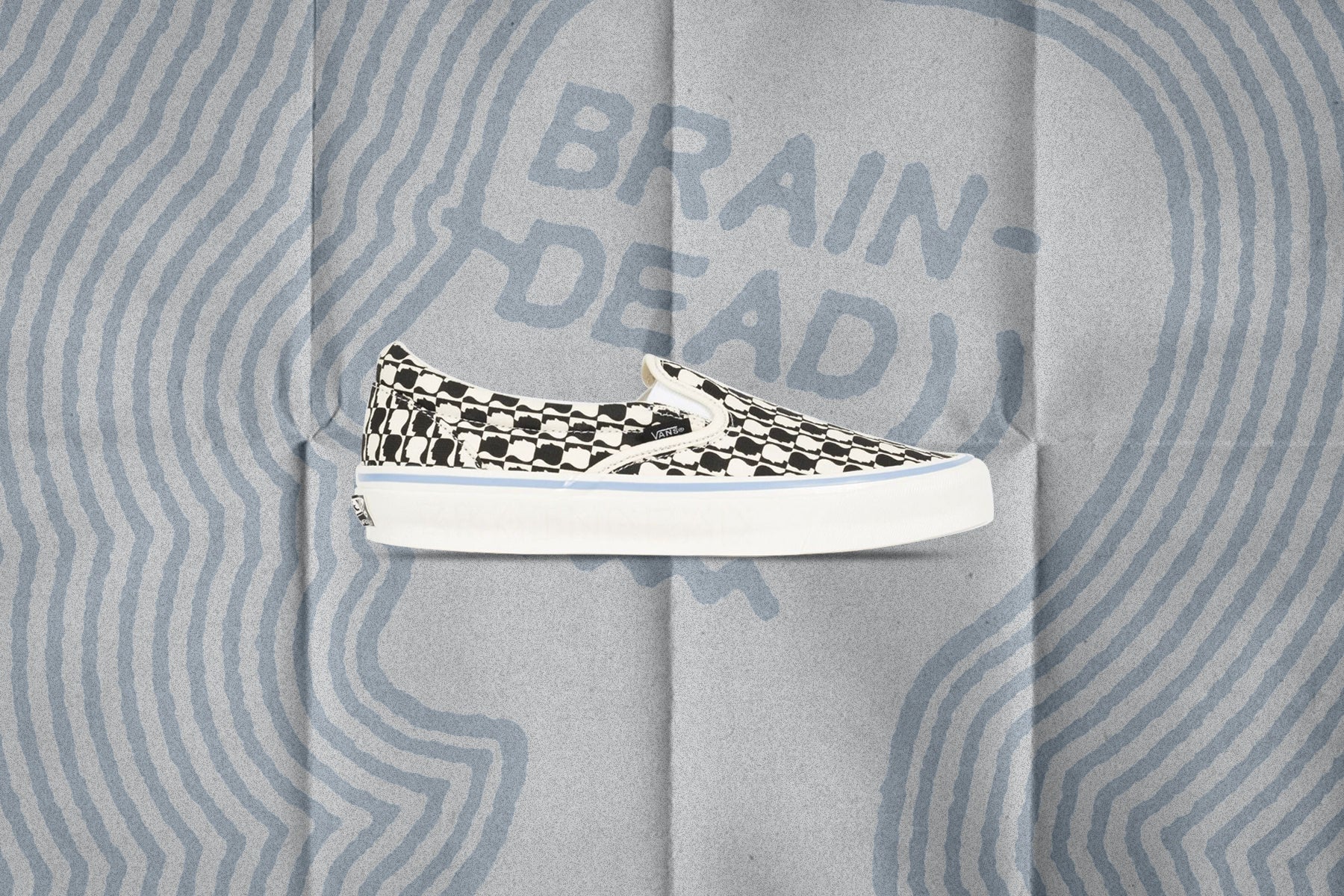 Vans Vault x OG Classic Slip-LX - Braindead Black/White – Feature