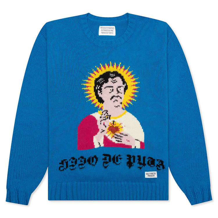 Wacko-Maria-Crewneck-Sweater-  