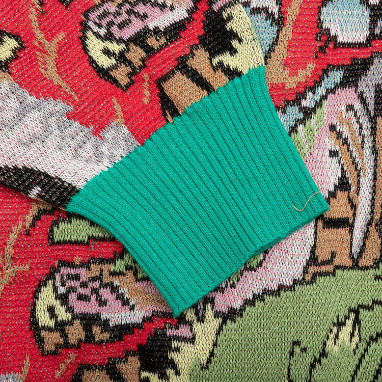 Tim Lehi Jacquard Cardigan Type-1 - Green – Feature