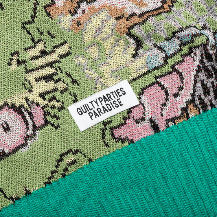Tim Lehi Jacquard Cardigan Type-1 - Green – Feature