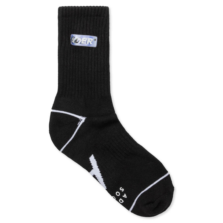 Lenticular Logo Socks - Black – Feature