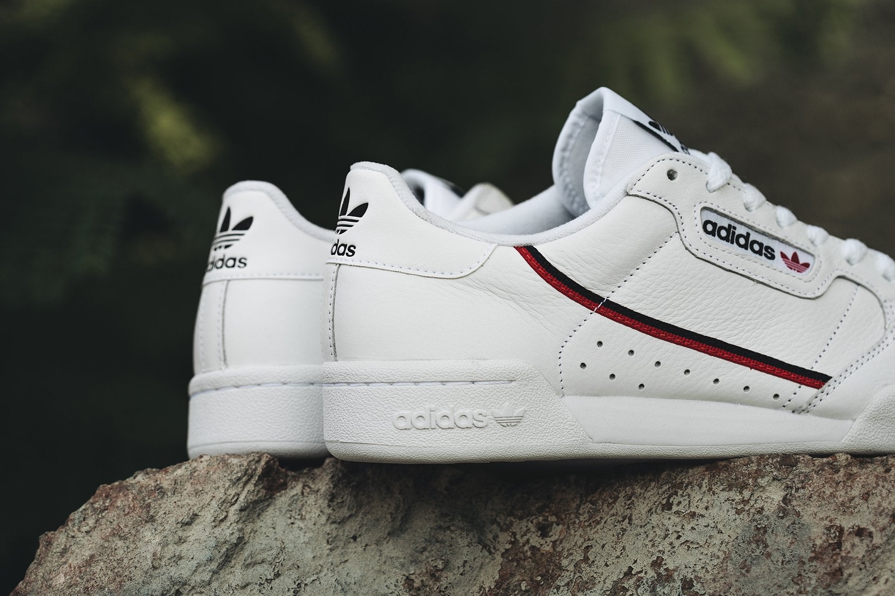 adidas continental 80's white scarlet collegiate navy