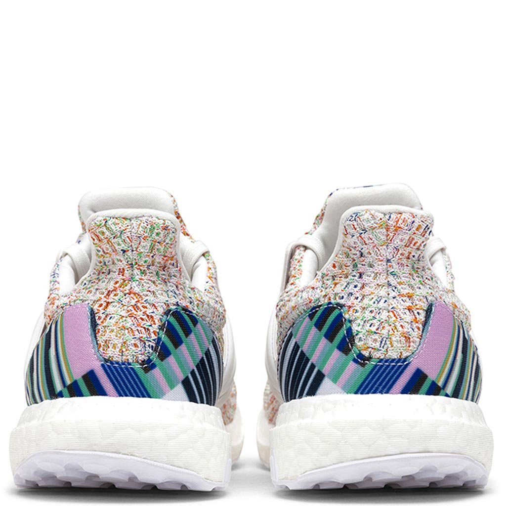 Women's Adidas Ultraboost 4.0 - White/White/Green