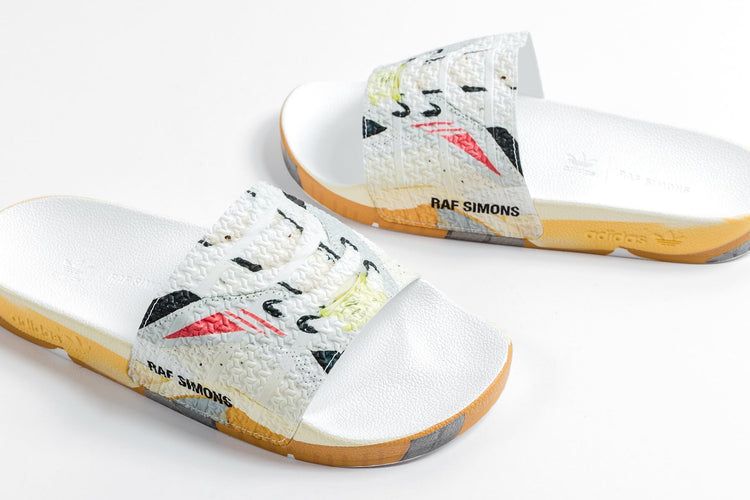 Adidas x Raf Simons Torsion Adilette - White – Feature