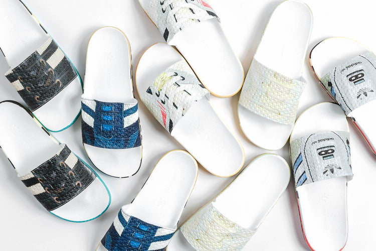 Adidas x Raf Simons Torsion Adilette - White – Feature