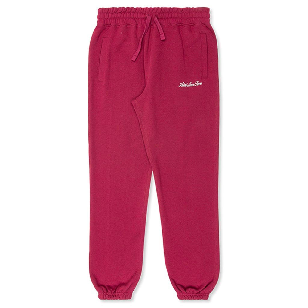 20 oz Terry Sweatpant - Red Wine – Feature