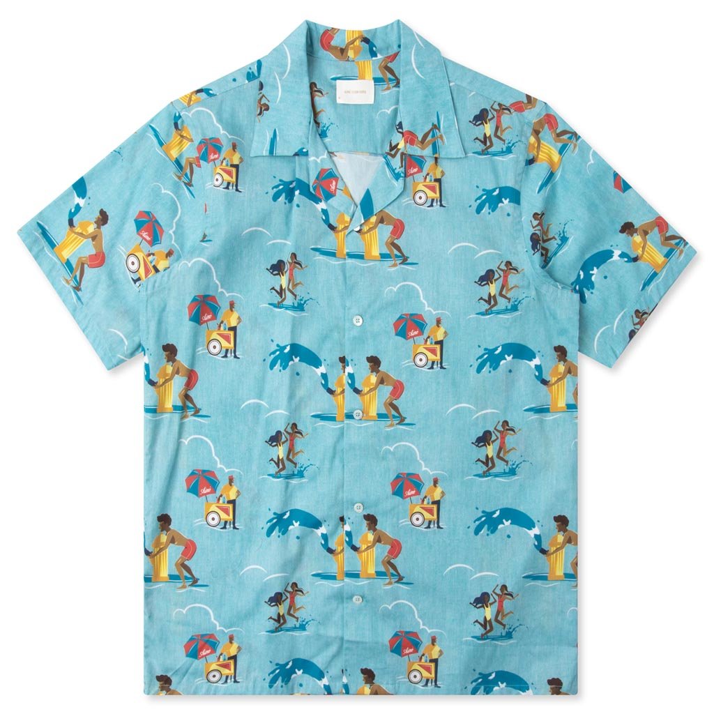 Block Party Leisure Shirt - Teal – Feature