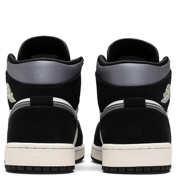 NIKE NEW Air Jordan 1 Mid SE “Black/Smoke Grey-Sail” Air Jordan 1 Mid SE - Black/Smoke Grey/Sail – Feature main image 3