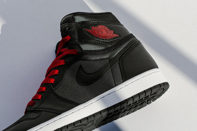 air jordan 1 black red silver