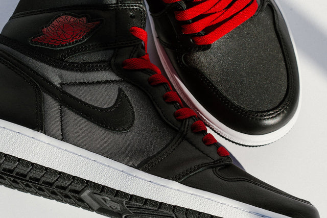 air jordan 1 black red silver