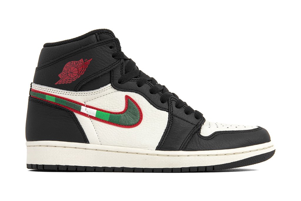 Air 1 Retro High OG - Black/Varsity Red â Feature