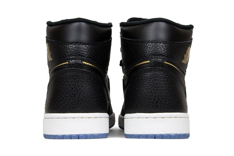 retro 1 high black and gold