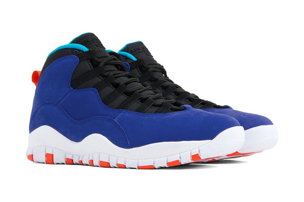 Jordan 10 hotsell blue and orange