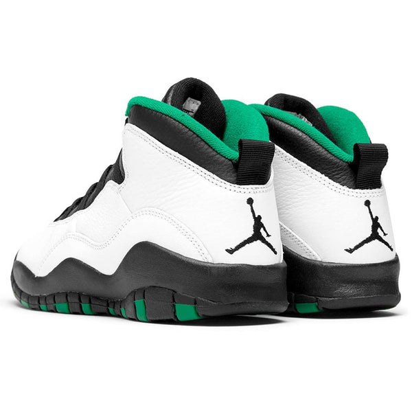 Jordan 10 clearance green and white