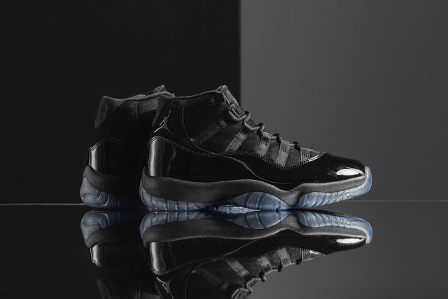 all black 11s cap and gown