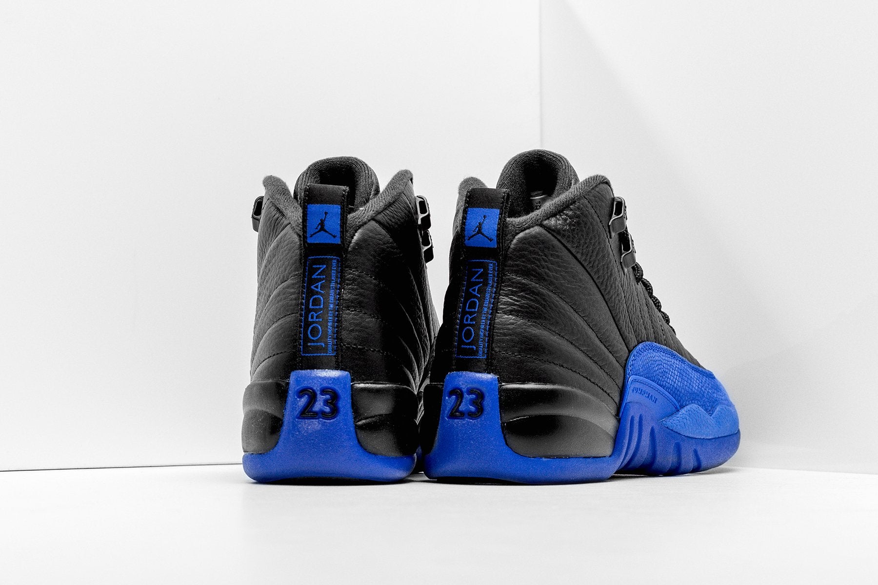 Air 12 Retro (GS) - Black/Game Royal/Black – Feature