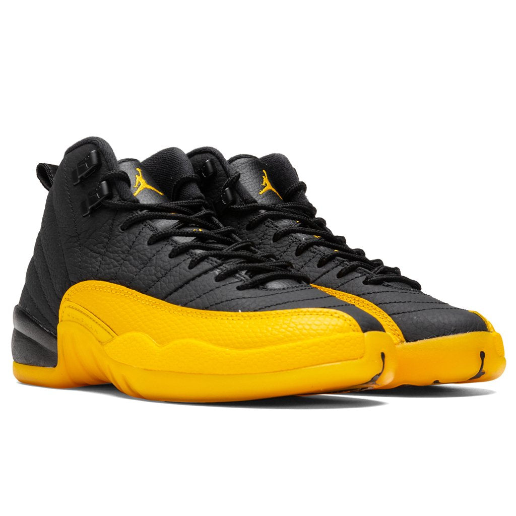 Air Jordan 12 Retro (GS) - Black/University Gold – Feature