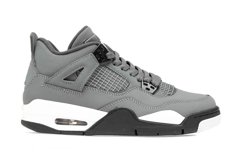 Air 4 Retro (GS) - Cool Grey/Chrome/Dark Charcoal – Feature