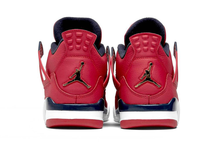 Air 4 Retro SE 'FIBA' - Gym Red/Obsidian/White/Metallic Gold – Feature