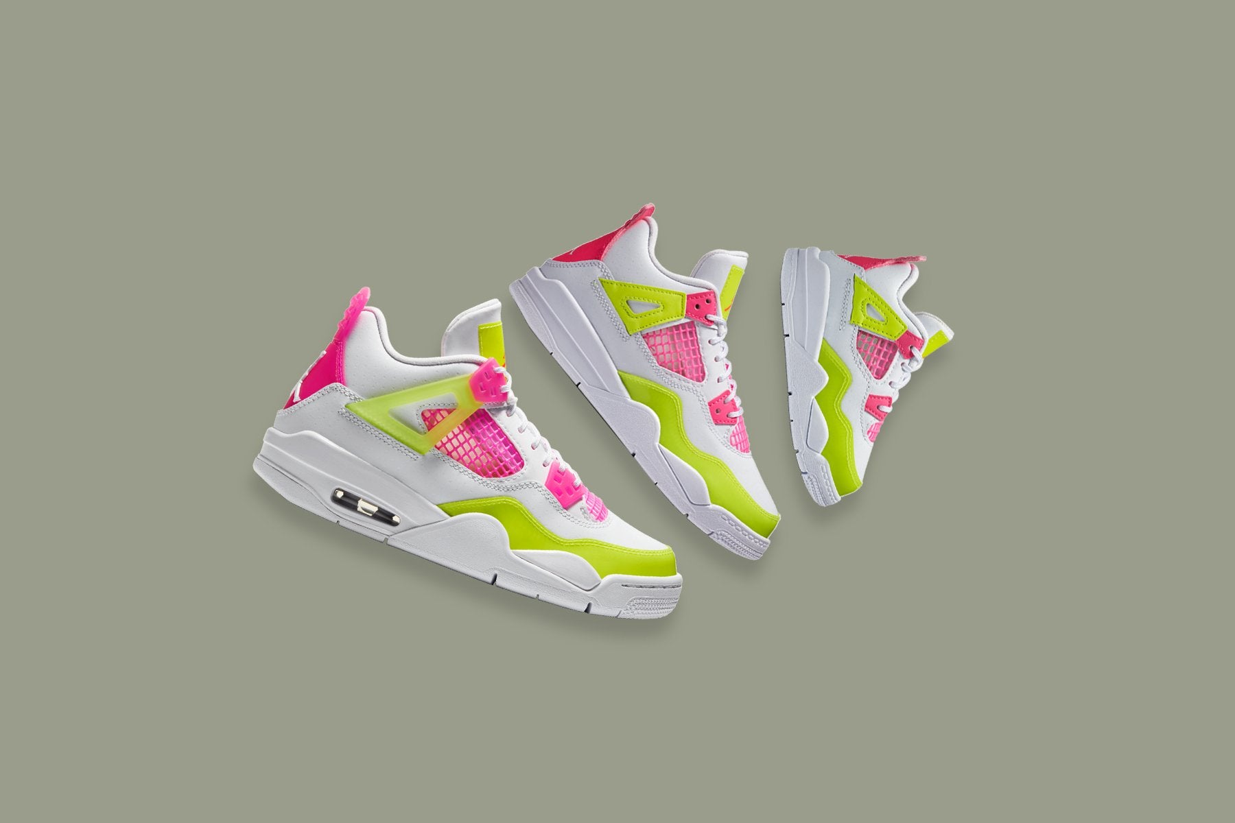 Air Jordan 4 outlet lemon pink