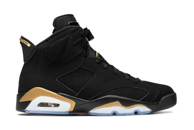 retro 6 gold and black
