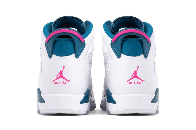 Air 6 Retro Youth - White/Laser Fuchsia – Feature