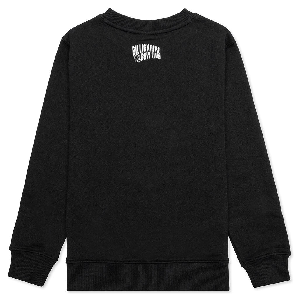 Kid's BB Boosters L/S Crew - Black – Feature